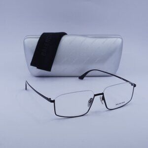 Balenciaga BB0143O 001 Rectangle Eyeglasses 58mm - Black